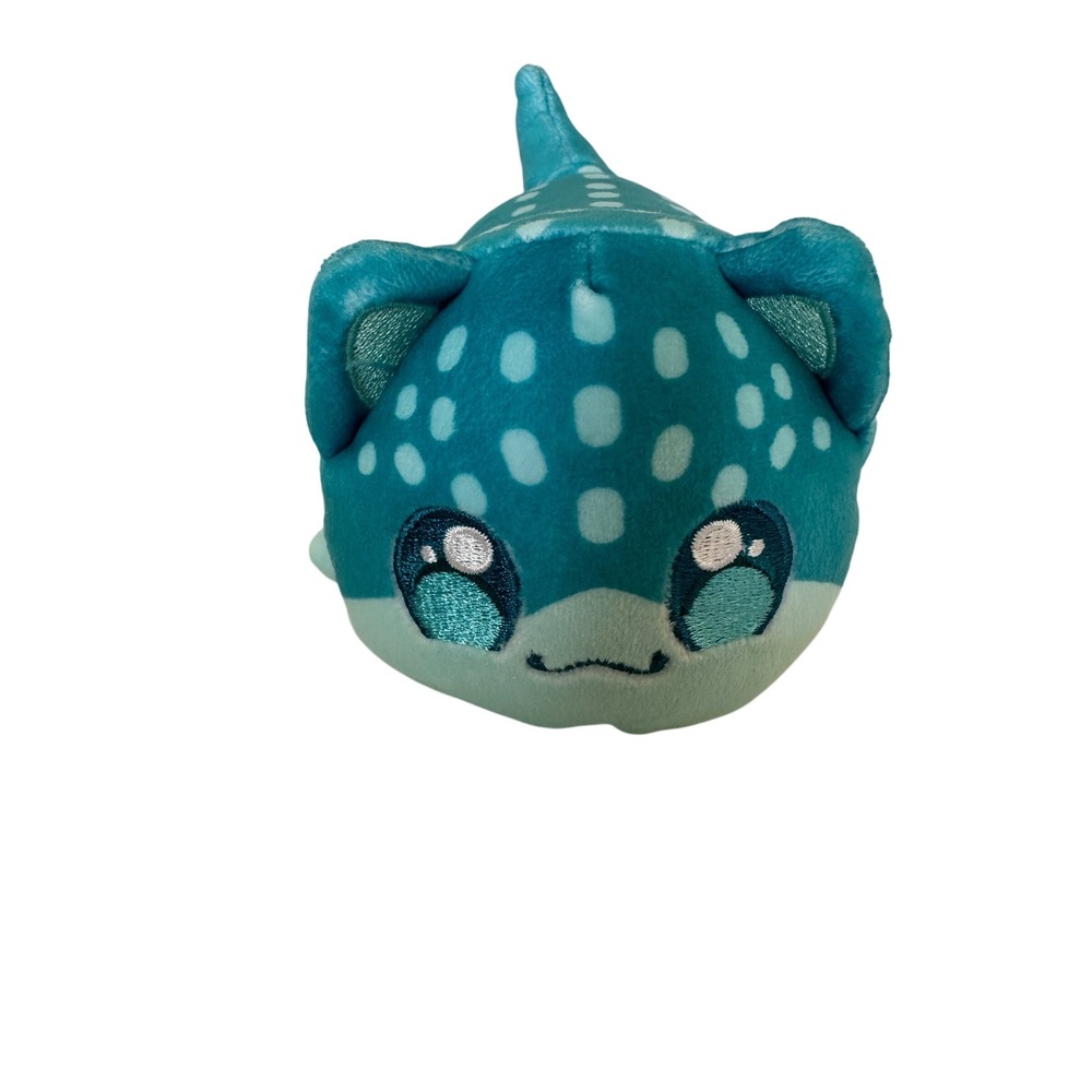 Aphmau MeeMeows Mystery Plush Stingray Cat Under the Sea Series Teal Blue Spots